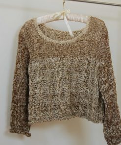 pull naturel tricoté