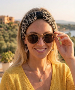 bandeau naturel tricoté en France