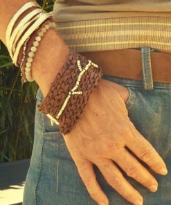 bracelet racine scintillante