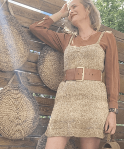 robe en chanvre et soie