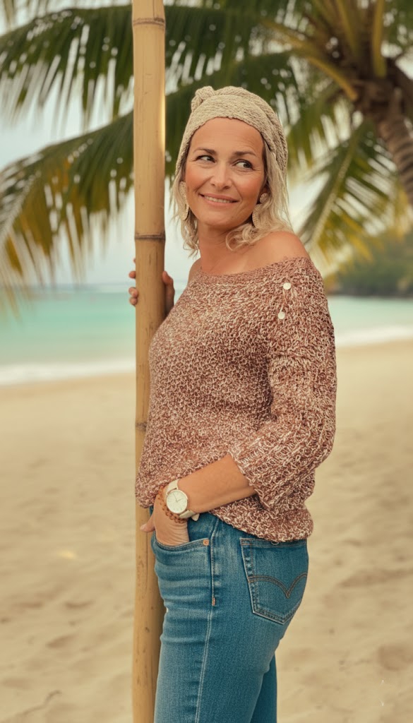 pull en soie sauvage issue du commerce