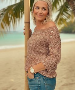 Pull Bohême soie sauvage