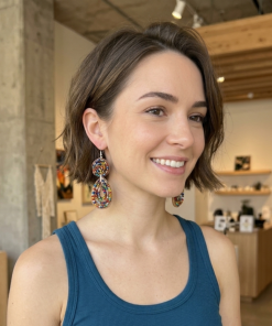 boucles d'oreilles ethniques chic
