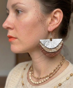 boucles d'oreilles safari