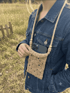 Sac bandoulière en chanvre